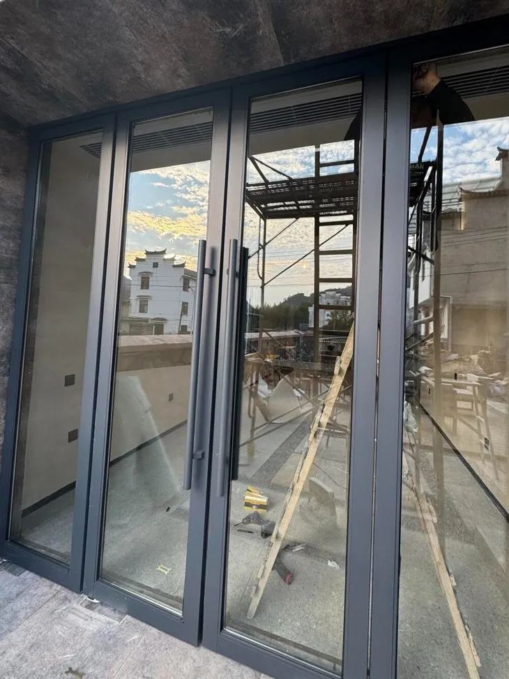 Commercial Aluminium Entrance Doors factory
