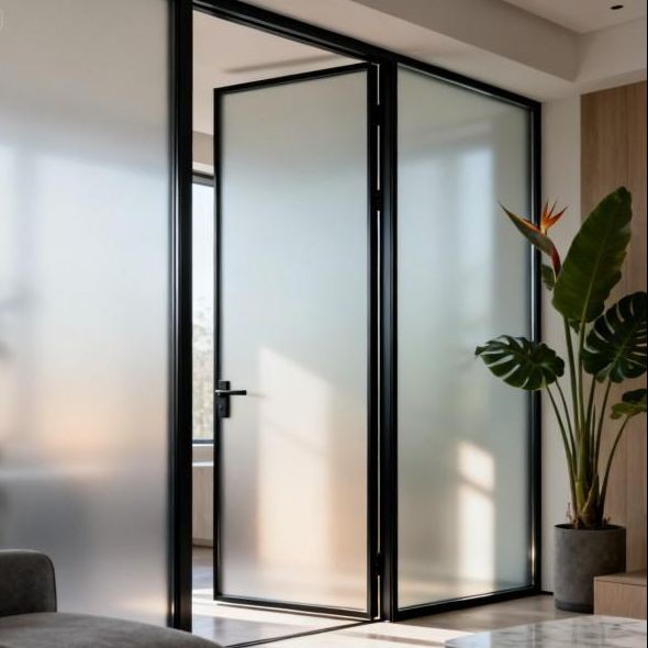 Frosted Glass Doors