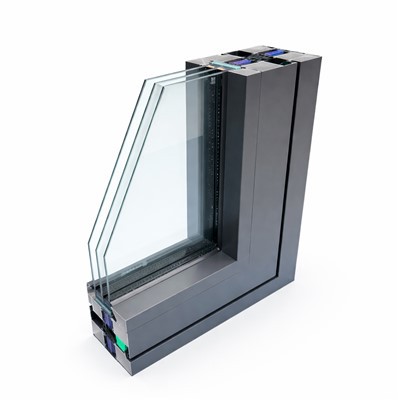 Ventanas de aluminio personalizadas con triple vidrio