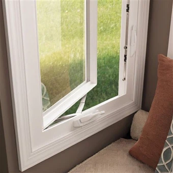 Ventanas de manivela de UPVC